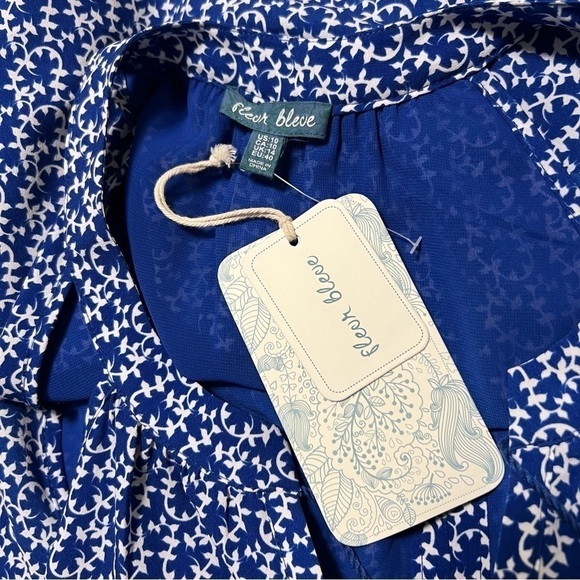 🆕 Fleur Bleue Printed Tassel Dress - Picture 6 of 11